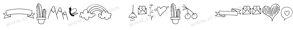 Brian powers Doodle 2字体转换